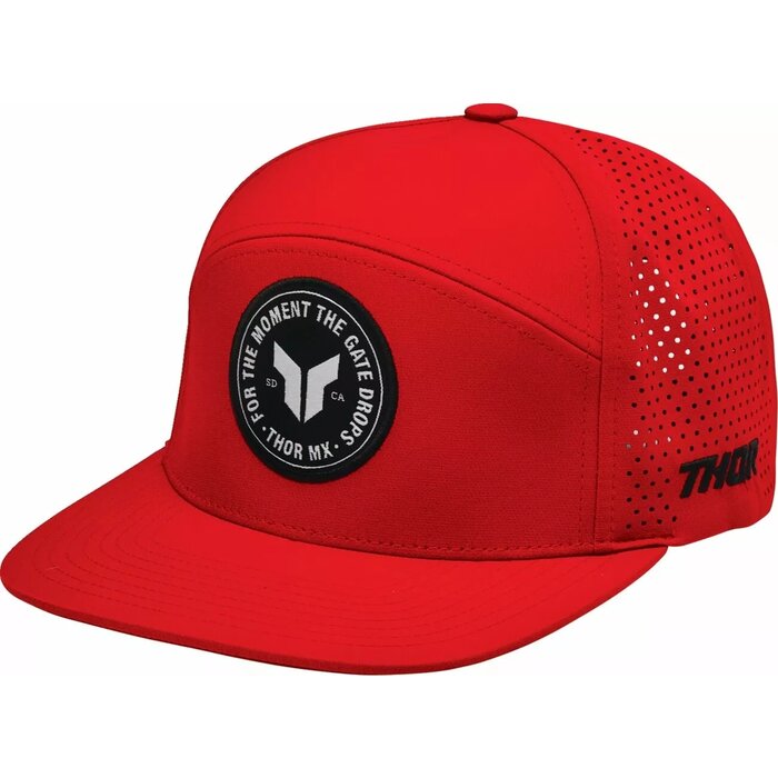Thor Badge Kappe Cap rot