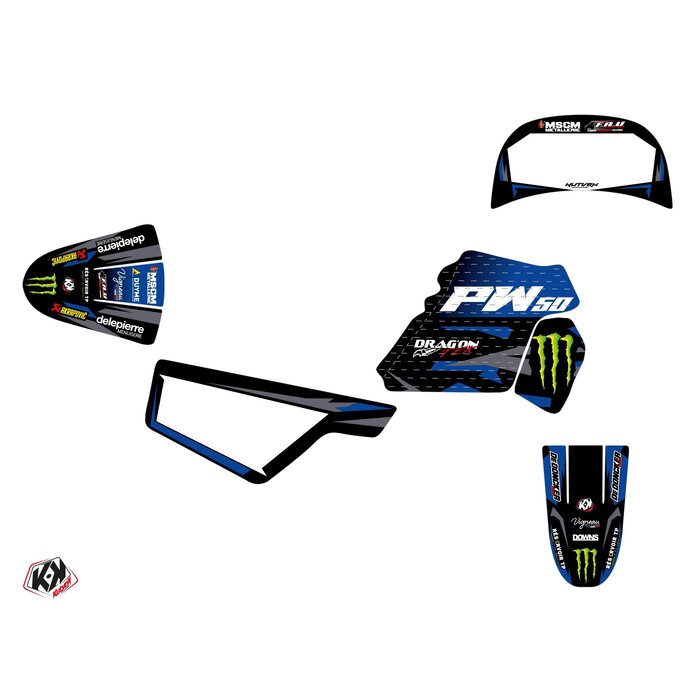 Kutvek Yamaha PW50 Replica Motocross Grafik-Kit Milko Potisek K24