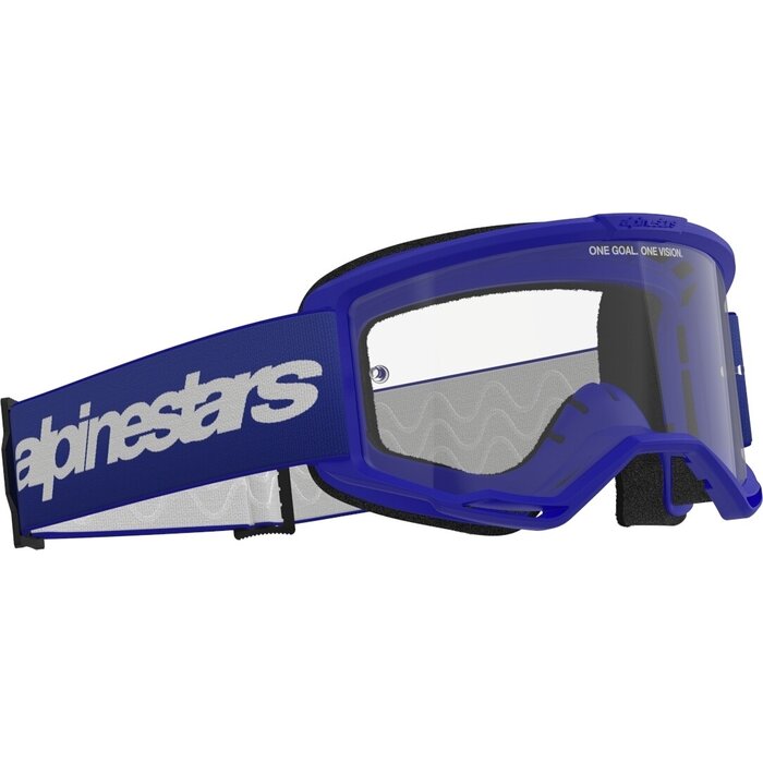 Alpinestars Vision 3 Wordmark - MX Morocross Brille blau