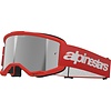 Alpinestars Vision 3 Wordmark - MX Morocross Brille rot
