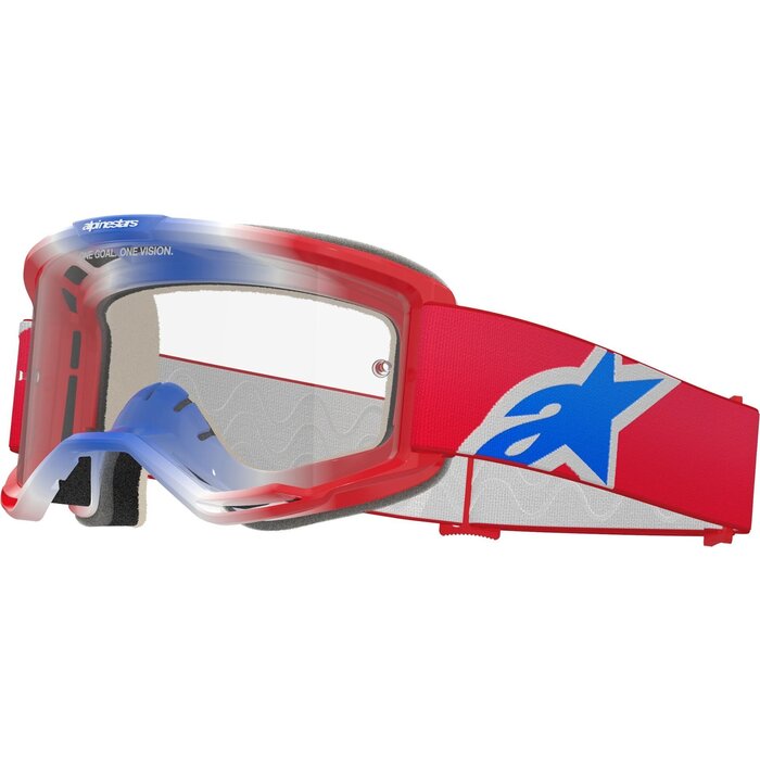 Alpinestars Vision 5 Corp - MX Morocross Brille blau rot weiss