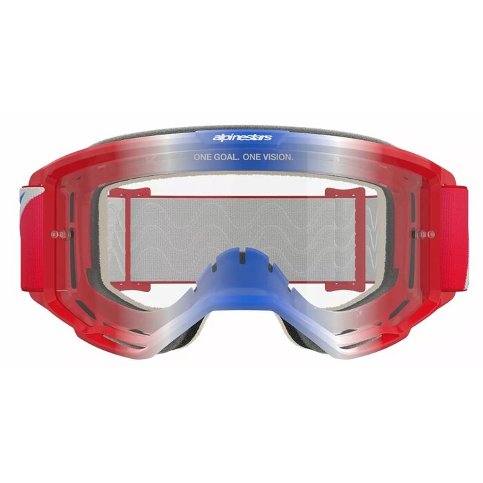 Alpinestars Vision 5 Corp - MX Morocross Brille blau rot weiss