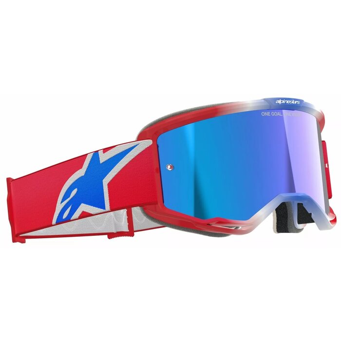 Alpinestars Vision 5 Corp - MX Morocross Brille blau rot weiss
