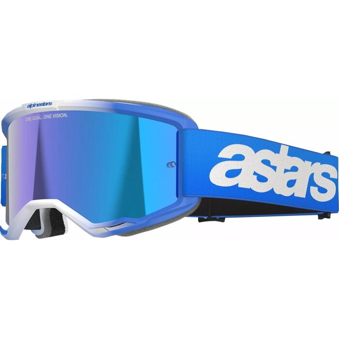 Alpinestars Vision 5 Blaze - MX Morocross Brille blau weiss