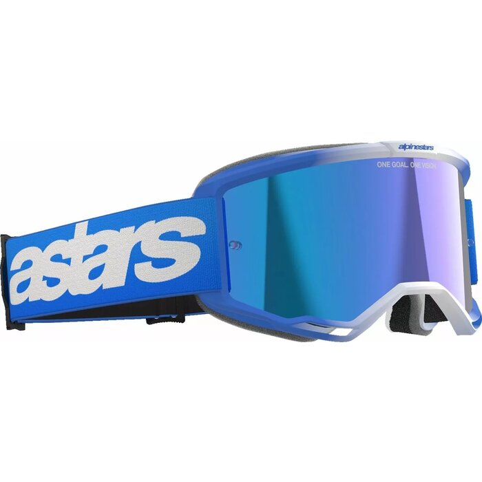 Alpinestars Vision 5 Blaze - MX Morocross Brille blau weiss