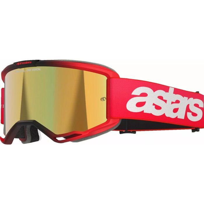 Alpinestars Vision 5 Blaze - MX Morocross Brille rot weiss