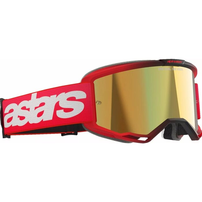 Alpinestars Vision 5 Blaze - MX Morocross Brille rot weiss
