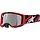 Vision 8 Luar - MX Morocross Brille schwarz rot