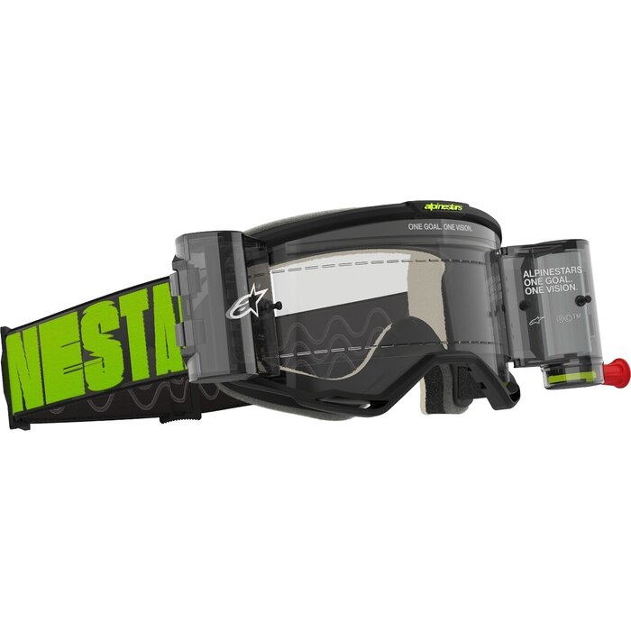 Alpinestars Vision 5 Hollow - MX Morocross Brille schwarz mit Roll-Off System