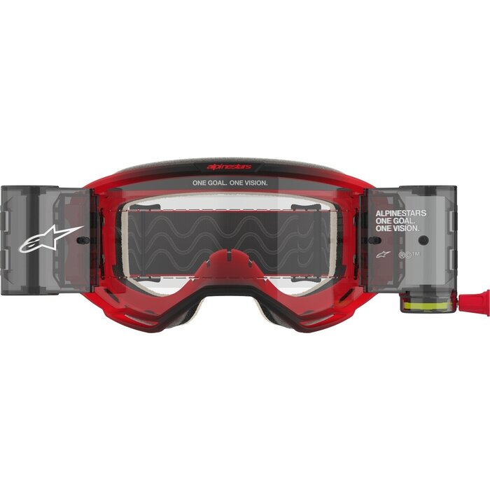 Alpinestars Vision 5 Blaze - MX Morocross Brille rot mit Roll-Off System