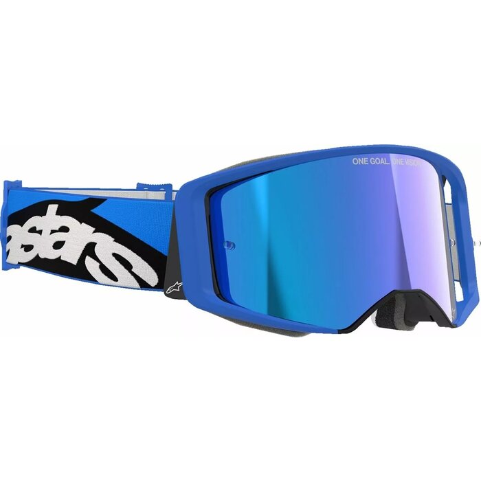 Alpinestars Supertech Stream ABS - MX Motocross Brille blau