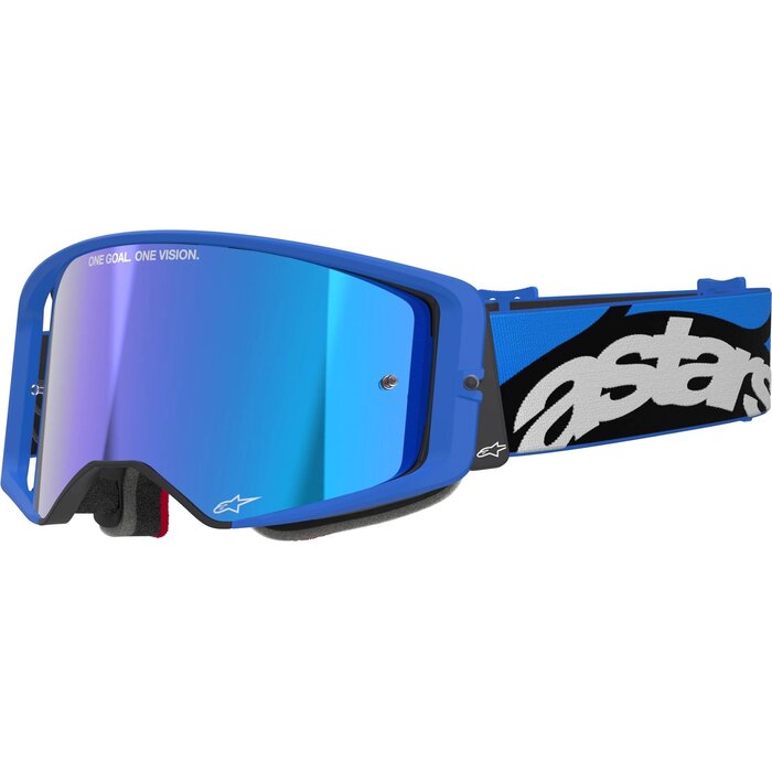 Alpinestars Supertech Stream ABS - MX Motocross Brille blau