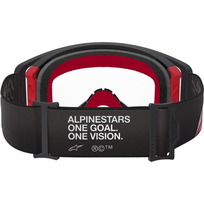 Alpinestars Supertech Corp  MX Motocross Brille schwarz rot