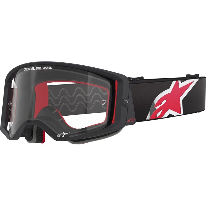 Alpinestars Supertech Corp  MX Motocross Brille schwarz rot