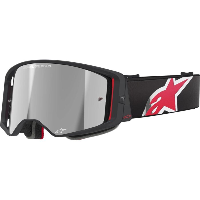 Alpinestars Supertech Corp  MX Motocross Brille schwarz rot