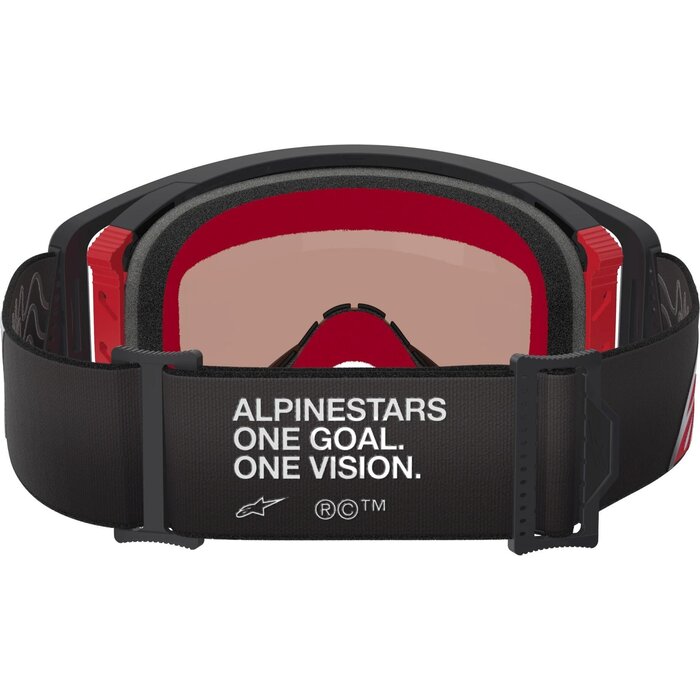 Alpinestars Supertech Corp  MX Motocross Brille schwarz rot