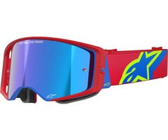 Alpinestars Supertech Corp  MX Motocross Brille rot blau