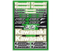 Blackbird Kawasaki KX KXF Sticker Set Aufkleber Kit universal
