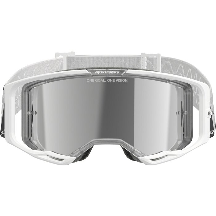 Alpinestars Vision 8 Corp Strips - MX Motocross Brille weiss