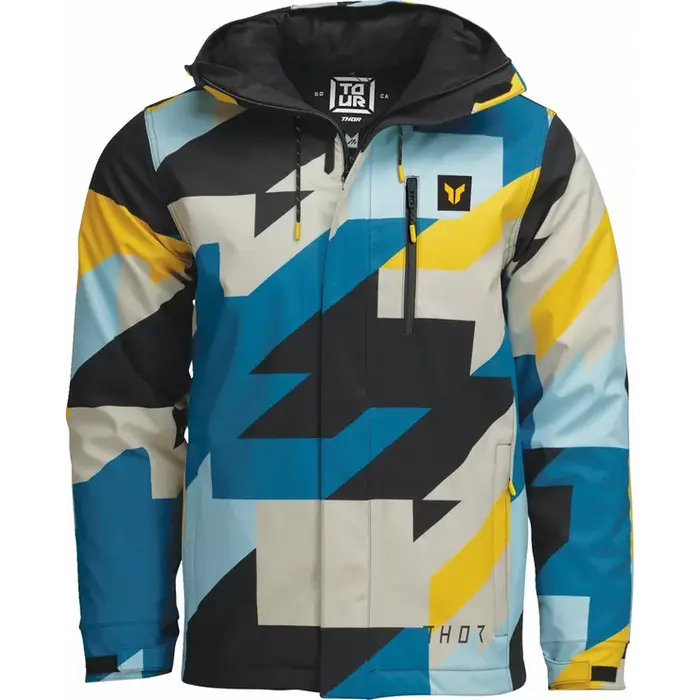 Thor Schwere Brave Tour Jacke blau gelb