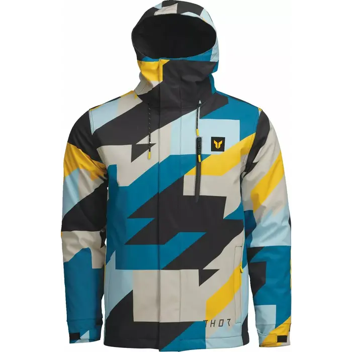 Thor Schwere Brave Tour Jacke blau gelb