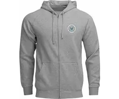 Thor Badge Kapuzenjacke grau