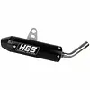HGS Schalldämpfer KTM SX65 Bj. 24-25 / Husqvarna TC65 24-25 / GasGas MC65 Bj. 24-25 blue mit Carbon endcap