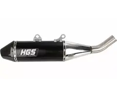HGS Schalldämpfer Auspuff HGS  KTM SXF 250/350/450 Bj. 23-25 /  Husqvarna FC  250/350/450 Bj. 23-25 / GASGAS  MC 250F/350F/450F Bj. 23-25 schwarz Carbon