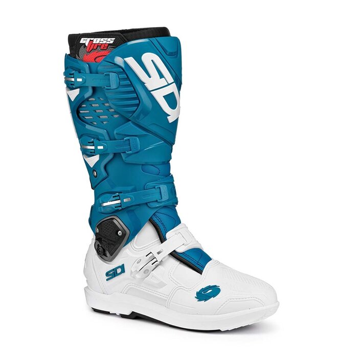 Sidi Crossfire 3 SRS Stiefel weiß petrol