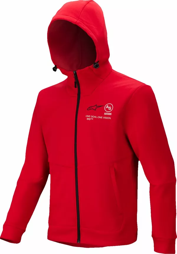 Alpinestars Racer MX Fleece Hoodie rot
