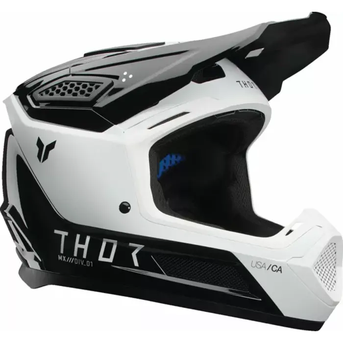 Thor Helm Fleet Storm schwarz weiß