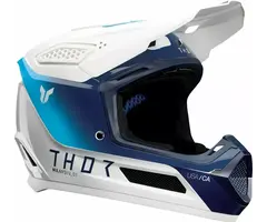 Thor Helm Fleet Storm blau weiß