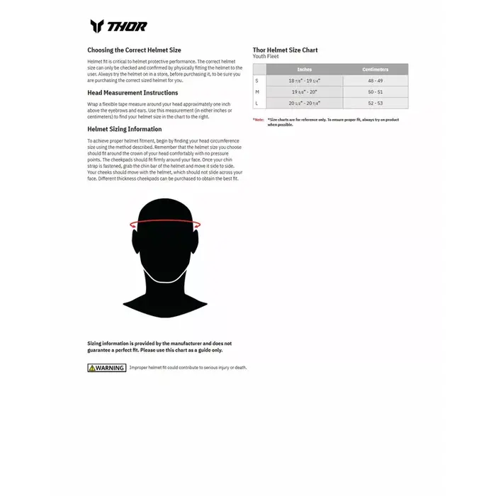 Thor Kinderhelm Fleet Blackout schwarz matt