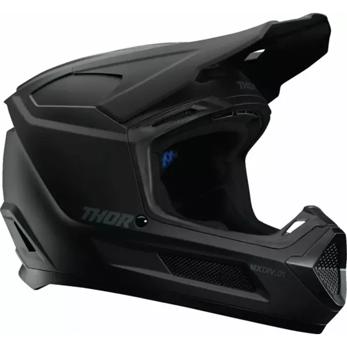Thor Kinderhelm Fleet Blackout schwarz matt