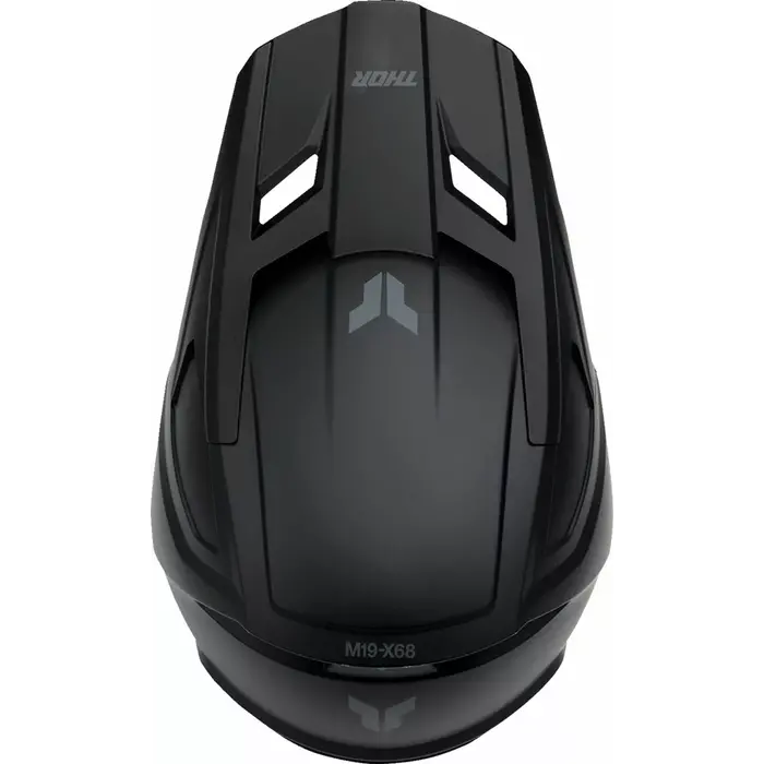 Thor Kinderhelm Fleet Blackout schwarz matt