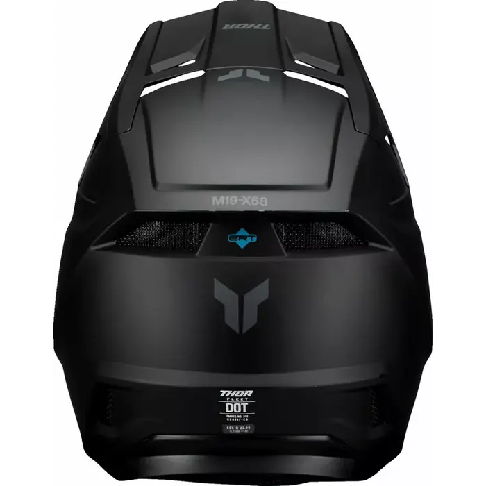 Thor Kinderhelm Fleet Blackout schwarz matt