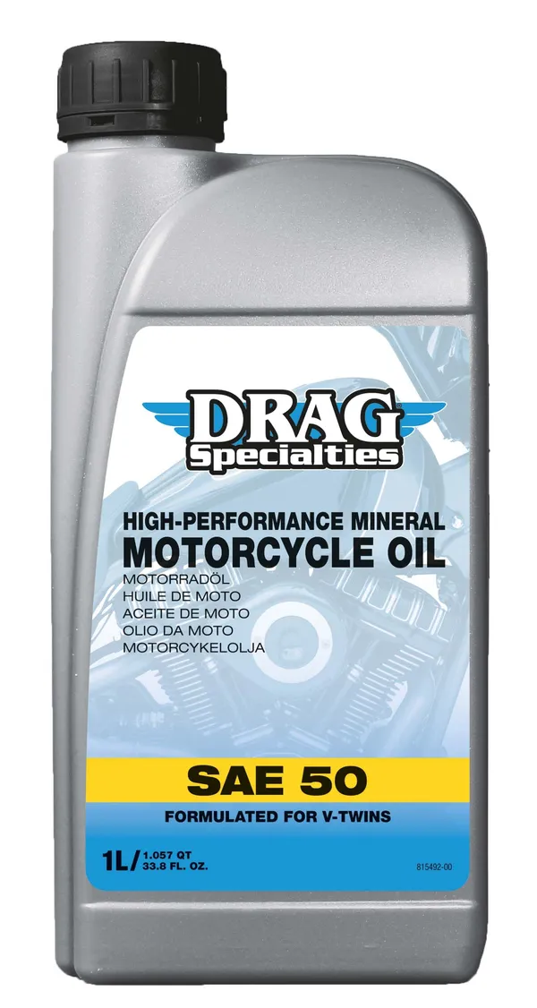 Drag Specialties Mineral Motoröl SAE 50
