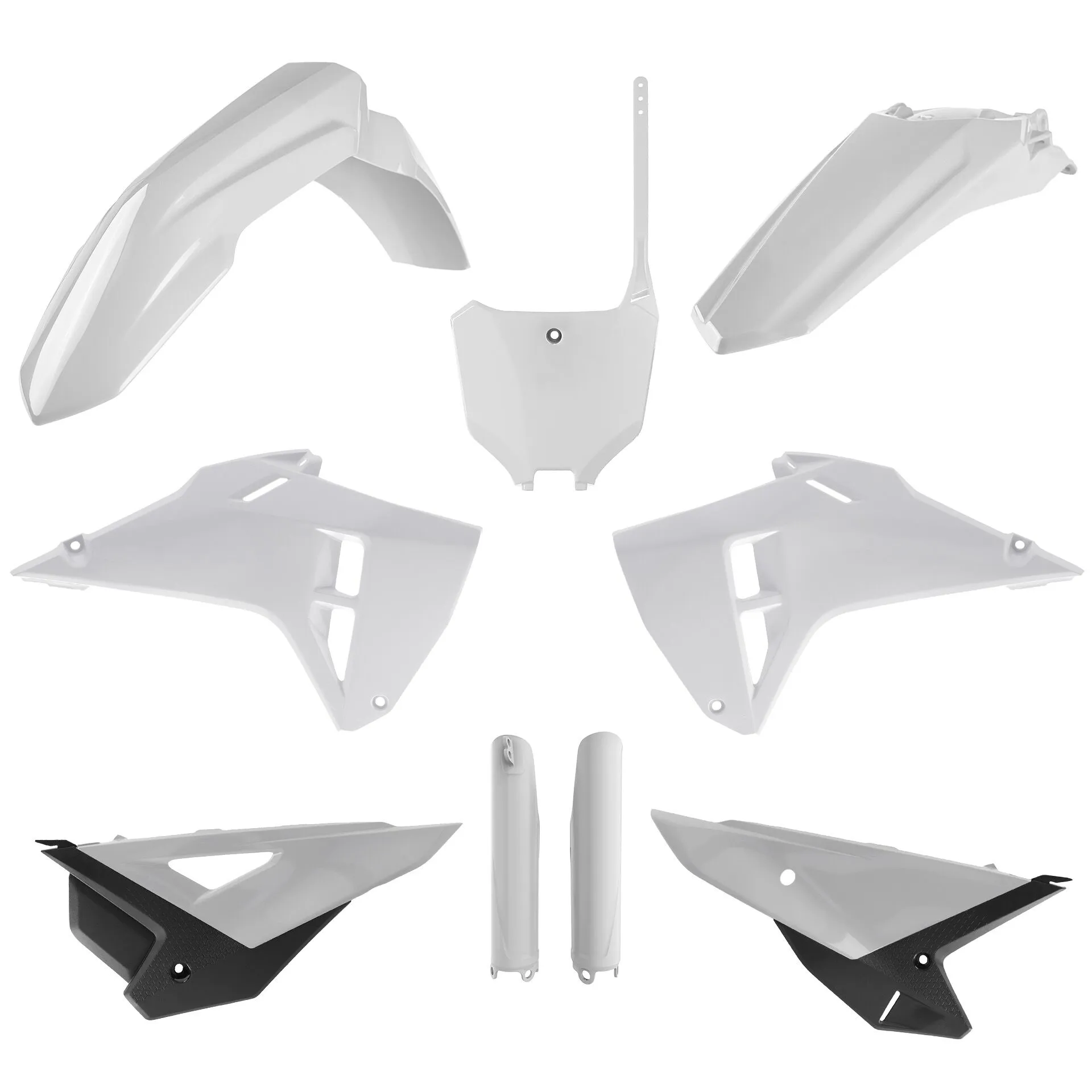 Polisport Plastik Body Kit Restyle weiß Honda CRF450 Bj. 21-24 / CRF250 Bj. 22-25