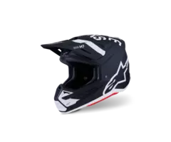 Alpinestars Supertech M7 Motocross Helm Dasher ECE06 schwarz weiß matt