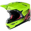 Alpinestars SM10 Supertech Motocross Helm Unite ECE gelb fluo schwarz