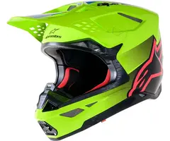Alpinestars SM10 Supertech Motocross Helm Unite ECE gelb fluo schwarz