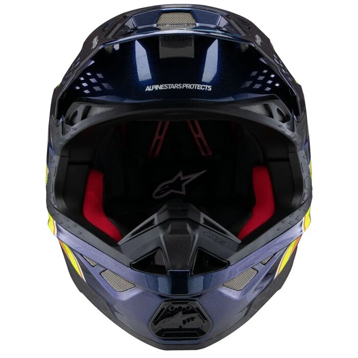 Alpinestars SM10 Supertech Motocross Helm TLD Edition 25 ECE06 blau orange