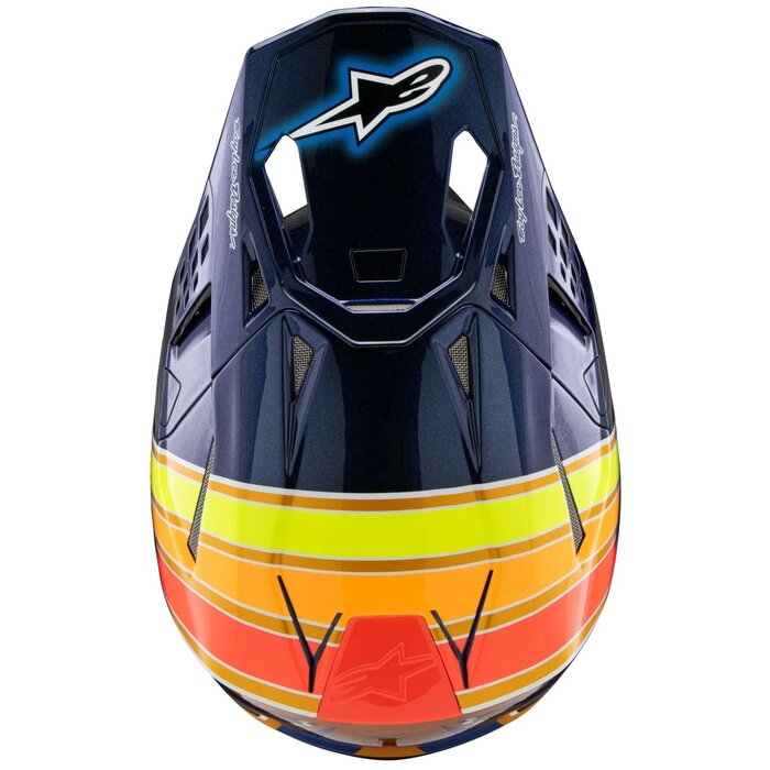 Alpinestars SM10 Supertech Motocross Helm TLD Edition 25 ECE06 blau orange