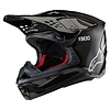 Alpinestars SM10 Supertech Motocross Helm Fame ECE schwarzer Kohlenstoff