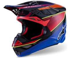 Alpinestars Supertech M10 Motocross Helm Era ECE blau rot gelb