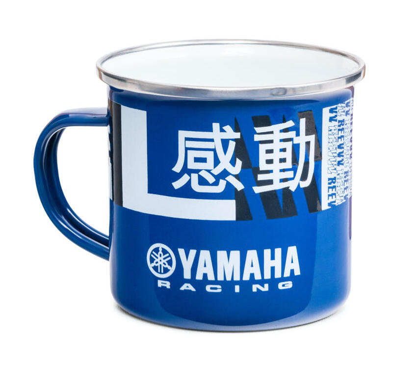 Yamaha Paddock Blue Enamel Racing Tasse Käferl