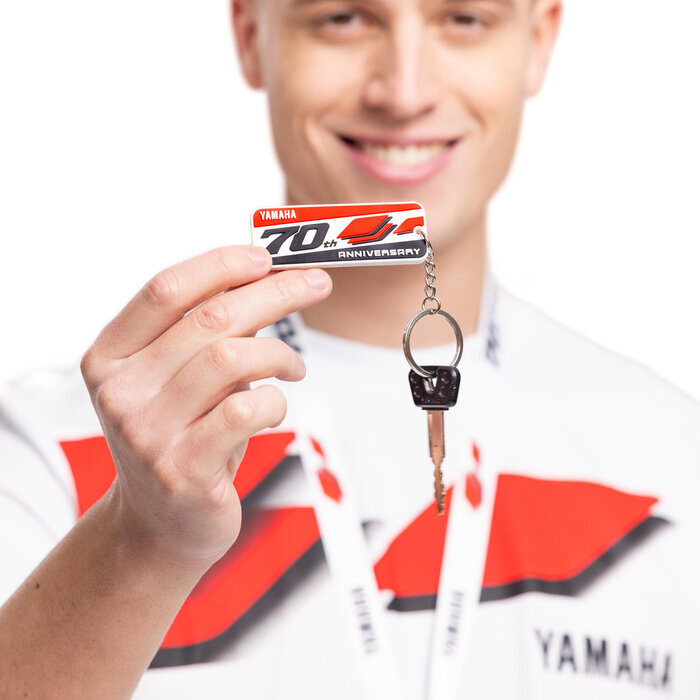 Yamaha Schlüsselanhänger zum 70-jährigen Jubiläum