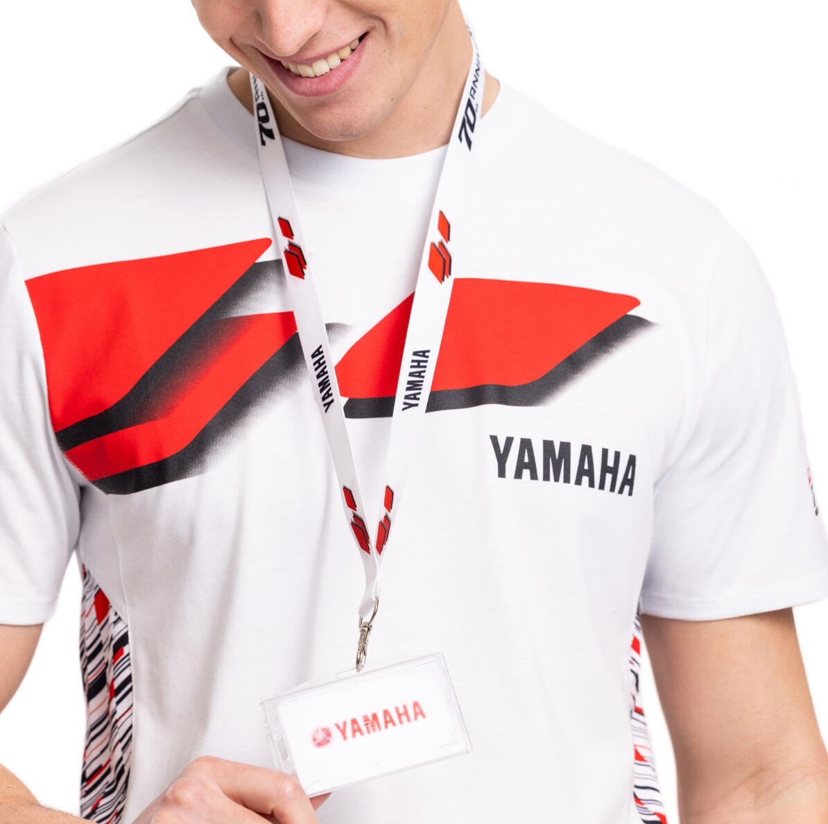 Yamaha Schlüsselband zum 70-jährigen Jubiläum