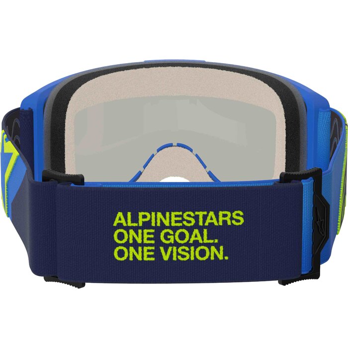 Alpinestars Vision 5 Corp - MX Morocross Brille blau neongelb