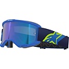 Alpinestars Vision 5 Corp - MX Morocross Brille blau neongelb